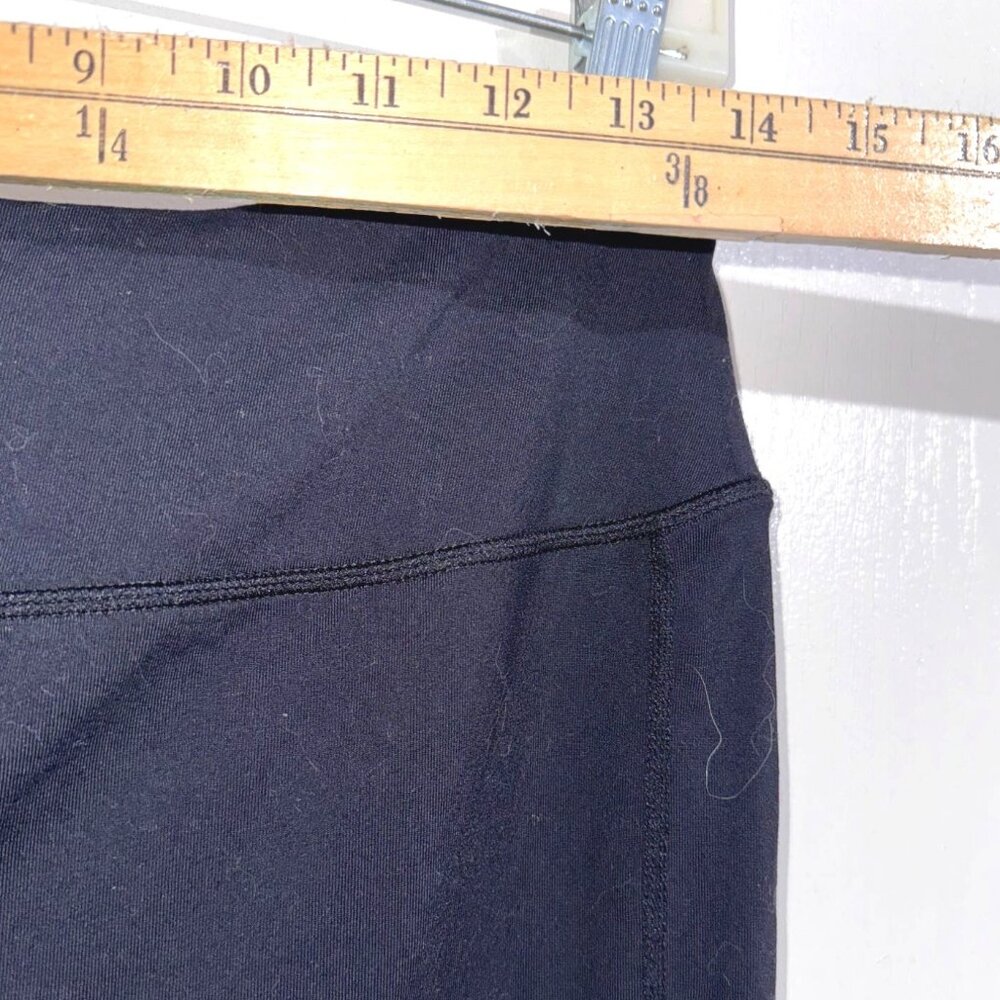 Black Yoga Pants Bootcut Stretch Size L - Picture 4 of 6